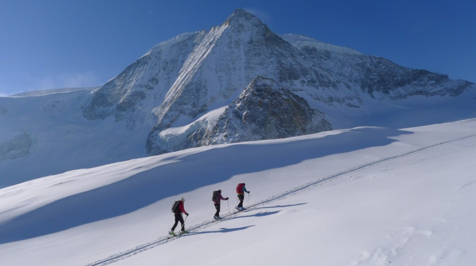 Coaching ski touring in and around Arolla